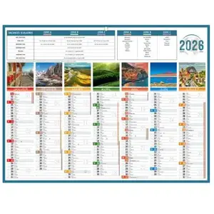 Bouchut Calendrier bancaire Planète - 32 x 42 cm pas cher