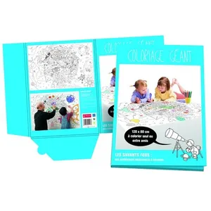 Bouchut Coloriage géant - 80 x 120 cm - Les savants fous pas cher