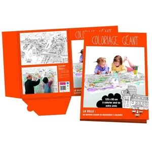 Comparateur de prix : AC-Déco Coloriage Géant Pour Enfants La Ville 80 X120 Cm