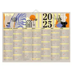 Bouchut Calendrier CBG Air du temps - 6 mois par face - format 43 x 55 cm pas cher