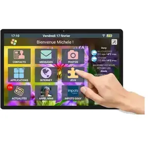 Tablette Tactile CDIP Facilotab L Rubis 10,1" 64 Go Noir pas cher
