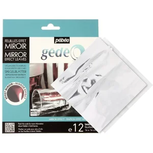 Comparateur de prix : Pebeo Feuilles effet miroir Gédéo - Argenté - 12 pcs