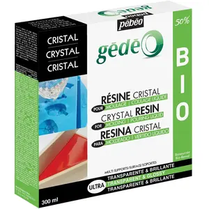 Comparateur de prix : Pebeo Kit résine de cristal bio - 300 ml