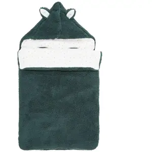 Nid d'ange en fausse fourrure Green Forest