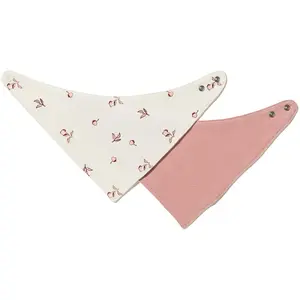 Maïka Lot 2 bavoirs Foulard Grenade pas cher