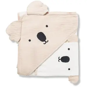 Maïka Cape de bain bébé Beige Koala pas cher