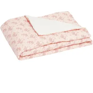 Couverture matelassée Bonne nuit les Chatons ROSE Petit à petit pas cher