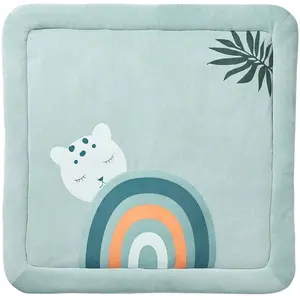 Au coeur de la jungle Tapis de parc en velours Green Nil pas cher