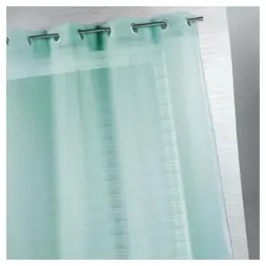 Home Maison Voilage fantaisie à fines rayures (140x240 cm - Turquoise)