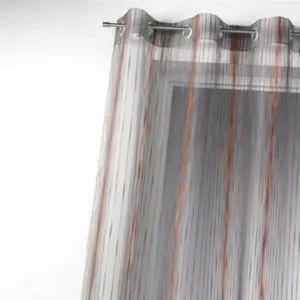 Home Maison Voilage en organza multicolore tissé (140x260 cm - Cuivre) pas cher