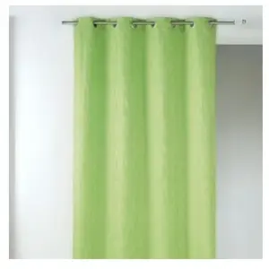 Home Maison Rideau en jacquard fantaisie (135x260 cm - Vert clair) pas cher