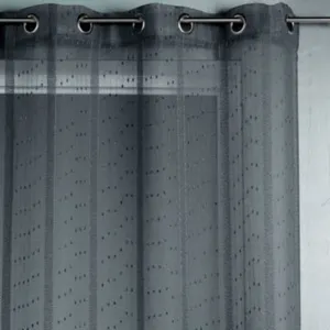 Home Maison Voilage tissé et fileté (300x240 cm - Gris anthracite) pas cher