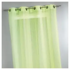 Home Maison Voilage tissé et fileté (300x240 cm - Vert clair) pas cher