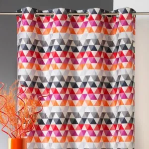 HomeMaison.com Rideau d'Ameublement Motifs Triangles pas cher