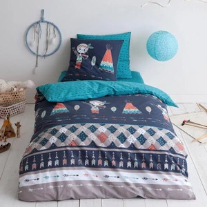 3S. x Collection (Nos Imprimés) Housse de couette coton WAPIKONI pas cher