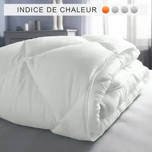 Selenia Couette bébé microfibre synthétique 200 gm2 traitée Sanitized® anti-acariens - BlancVendu par3suisses