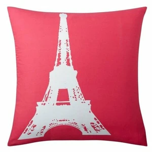 3S. x Collection (Nos Imprimés) Taie d'oreiller coton STRUCTURE - Fuchsia pas cher