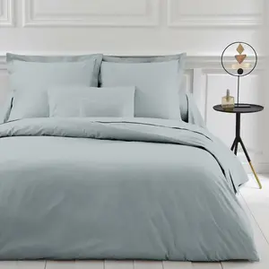 Housse de couette polycoton TERTIO® - Gris Perle pas cher