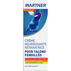 Comparateur de prix : Cryopharma Wartner Crème Nourrissante Réparatrice Talons Fendillés 50ml