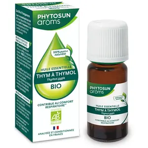 PHYTOSUNAROMS Huile essentielle de Thym à Thymol Bio flacon 10 ml pas cher
