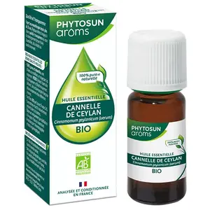 Comparateur de prix : PHYTOSUN AROMS Huile essentielle de Cannelle de Ceylan flacon 5 ml