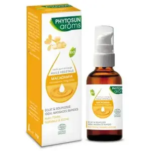 PHYTOSUN Arôms Huile végétale bio de macadamia flacon 50ml pas cher