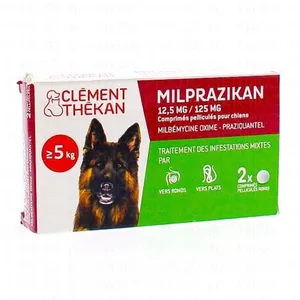 Clément Thékan Milprazikan Chien x 2 pas cher