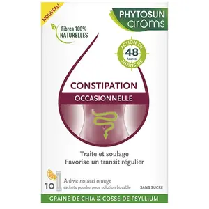 Comparateur de prix : PHYTOSUN AROMS Constipation occasionnelle x10 sachets