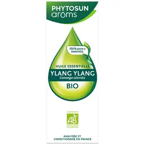Comparateur de prix : PHYTOSUN AROMS Huile essentielle de Ylang Ylang bio 5ml