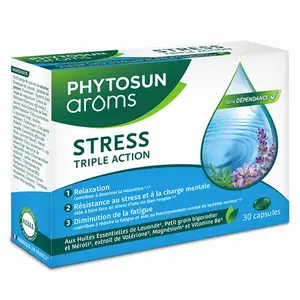 Comparateur de prix : Phytosun Arôms Stress Triple Action 30 Capsules