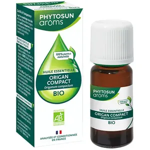 Comparateur de prix : Phytosun Arôms Huile Essentielle Origan Compact Bio 10ml