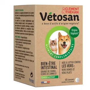 Clément Thékan Clement Thekan Bien-être Intestinal Chien Chat 60 ComprimésVendu paramazon
