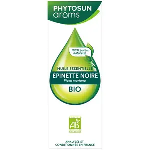 Comparateur de prix : Phytosun Aroms Huile Essentielle Bio Epinette Noire 10 ml