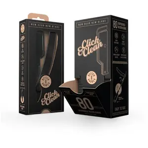Comparateur de prix : Kit De Rasoir Click & Clean + 80 Lames - Shop Hair