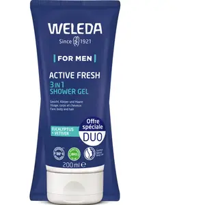 Comparateur de prix : Weleda Homme Gel Douche Energisant Lot de 2 x 200ml