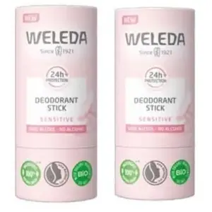 Weleda Déodorant stick stick Sensitive Lot de 2 x 50 g