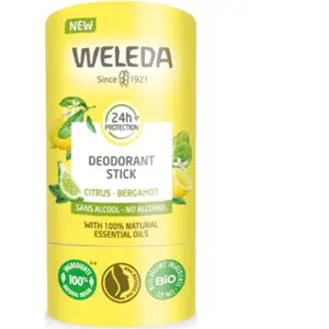 Comparateur de prix : Weleda Weleda Déodorant Stick Citrus Bergamot 50 Grammes