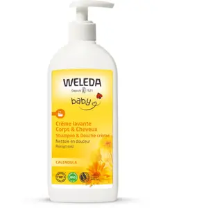 Weleda Crème Lavante Corps et Cheveux Calendula 400ml pas cher