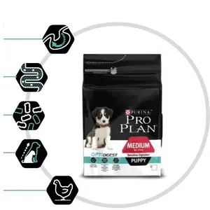Pro Plan Puppy Medium Sensitive Digestion pas cher