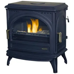 Comparateur de prix : GODIN - 366102 - Poêle à bois bûches Petit Carvin - 8kW - Noir anthracite