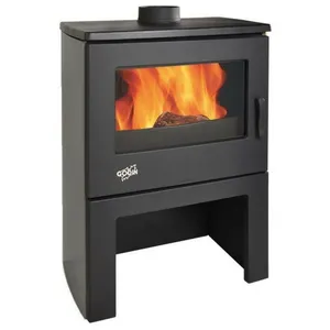 Comparateur de prix : Godin - Poêle à bois Chinon 8,5kW acier émaillé gris argente 362113GRISARG