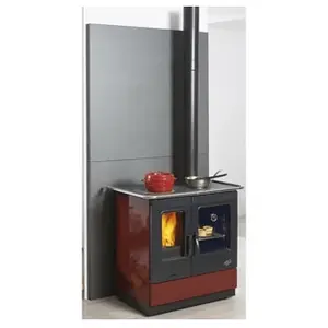 Comparateur de prix : Cuisinière à bois Bois-charbon 80L GODIN 6500W 96cm, 241100CARMIN TU