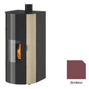 Poêle à Granulés Godin Charance 2 493112 Bordeaux Brillant 6 Kw pas cher