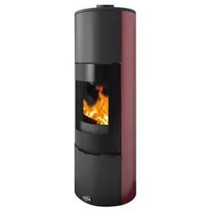 Poêle à Bois Godin Thenon 2 400239 Rouge pas cher