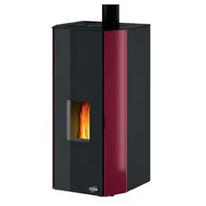 Poêle à Granulés Godin Trana 2 493107 Rouge 9 Kw pas cher