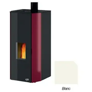 Poêle à Granulés Godin Trana 2 493107 Blanc 9kw pas cher