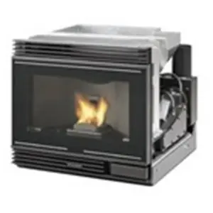 Insert à Granulés Godin P49-4v2 490341 Peint Anthracite pas cher