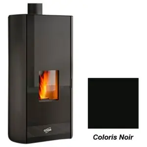 Poêle à Granulés Godin Conty 2 490343 Email Noir 9 Kw pas cher