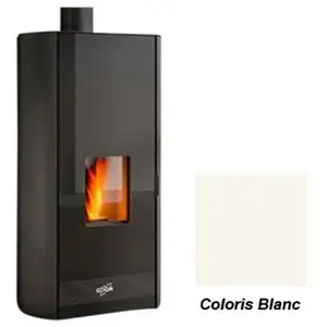 Poêle à Granulés Godin Conty 2 490343 Email Blanc 9 Kw pas cher