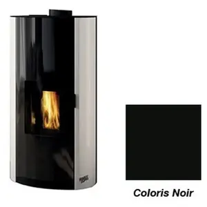 Poêle à Granulés Godin Estray 2 490345 Email Noir 9 Kw